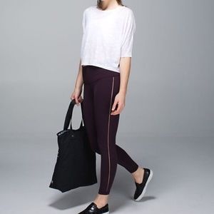 Lululemon "High Times" Legging (Black Cherry)